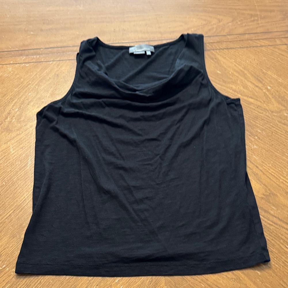 Anthro Cowl Neck Sleeveless Knit Cotton Model Top Small EUC